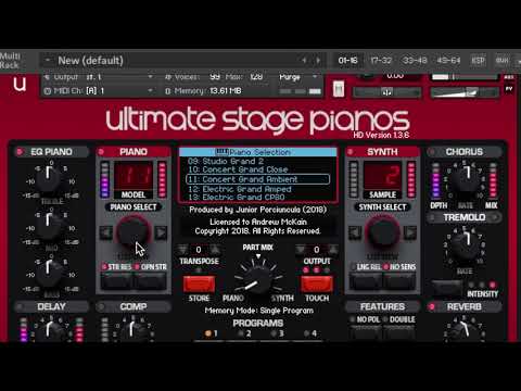Ultimate Stage Pianos HD Version review by Andrew McKain 🔥🔥