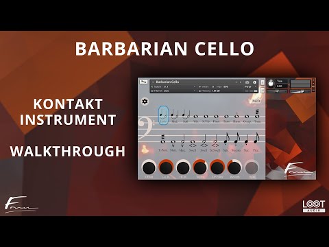 Barbarian Cello // David Forner // Kontakt Instrument // Walkthrough