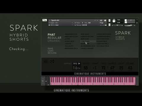 Walkthrough Spark -  a hybrid instrument for short notes