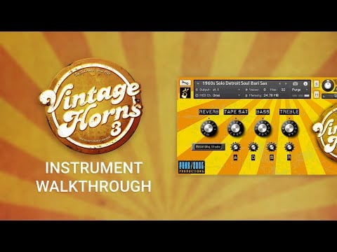 Vintage Horns 3 Instrument Walkthrough