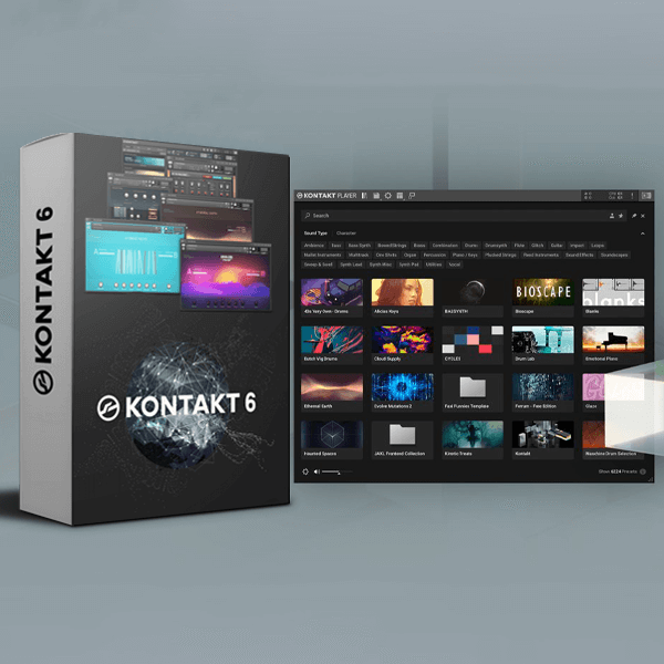 Native Instruments Kontakt 6 With Factory Library (MAC) – Sale On Plugins